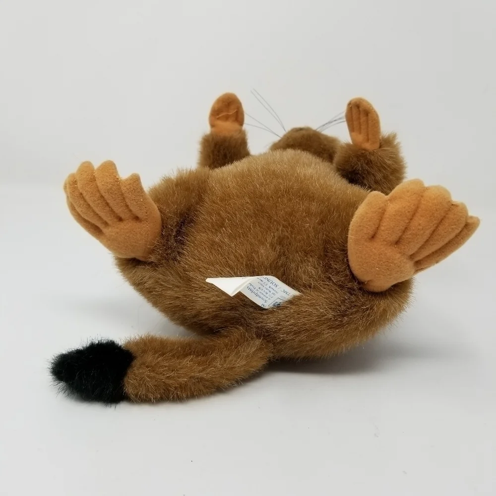 Groundhog Plush Soundprints 1992 Stuffed Animal 90s Wildlife Realistic
